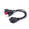 ZIWIMEGO Obd2 Cable Connector 16 Pin to 3Pin 4Pin 6Pin