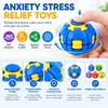 Press-to-Spin Fidget Ball for Teens & Adults – Transformable Spinning