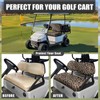 Bulopur 2 PCS Golf Cart Seat Cover Leopard Print Golf