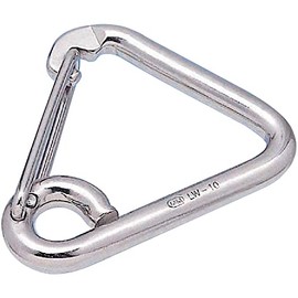 Stainless Steel Metal Fittings, Belt Hook, Wire Diameter 0.3 inches (8 mm), Total Length 3.2 inches (81 mm), Working Load 220.5 lbs (1