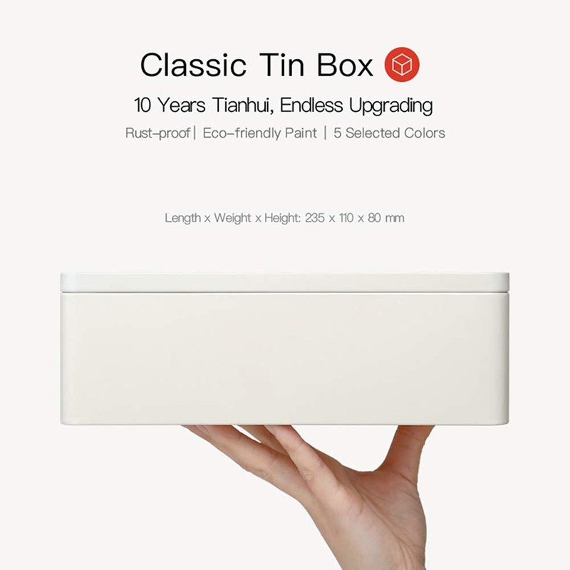 Tianhui Food Storage Containers Tin Box with Airtight Lids Kitchen