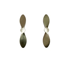 KTGCOZS Pack of 50 Fishing Propeller Blade Saltwater Thicken Lures Making Sturdy DIY Fishing 50 * 10mm