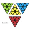 TANCH QIYI Pyramid Speed Cube 3X3 Triangle Magic Cube Puzzle