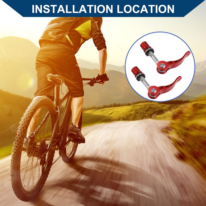 Hihaha Bike Seat Post Quick Release Pin/for Bike/Aluminium / 2