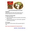 Gosto Nam Tok (Waterfall) Thai Instant Darkened Spicy Noodle Soup