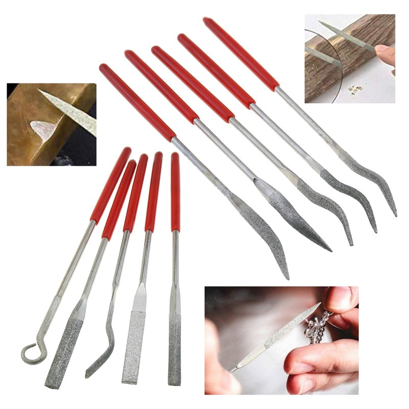 DGZZI - Juego de 10 limas de diamantes de aguja