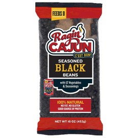 Seasoned Black Beans 16 oz Ragin Cajun (Pack of 1)