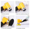 Mini Random Orbital Sander Angle Grinder Compressed Air with 75