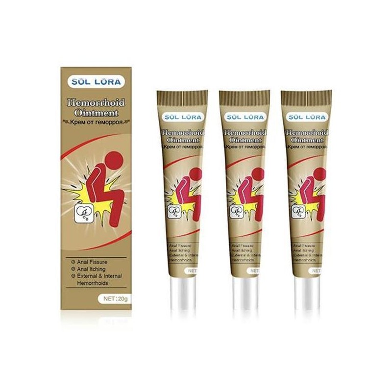 3pcs SOL LORA body care cream for men and women
