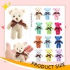 Rcanedny 12 Pcs 12cm Mini Teddy Bear Toys Soft Small