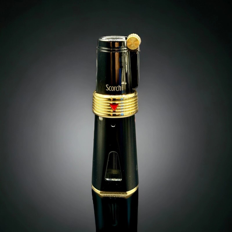 SCORCH TORCH Lighter Single Flame 61580 - Black