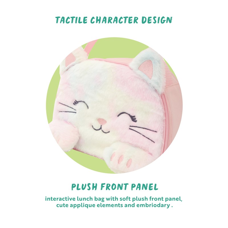 Polar Gear Sensory Lunch Bag with Wipe Clean Lining, Plush,