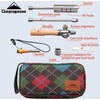 CAMPINGMOON Camping Grill Torch Dual Fuel Head Flame Adjustable for