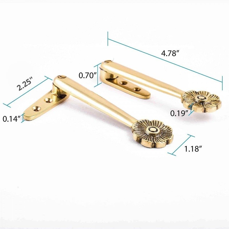 Renovators Supply Stair Carpet Runner Holder Clips Decorative Floral Design