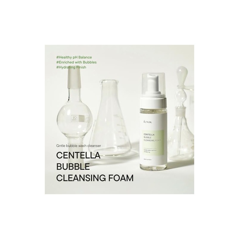 iUNIK Centella Espuma de limpieza de burbujas, 150 ml. oz.