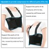 Rib Brace Chest Binder Belt for Men and Women, Breathable