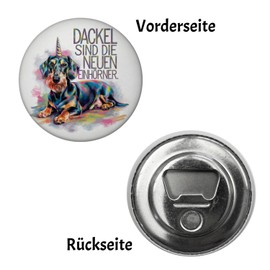 Dachshund Unicorn Magnet with Bottle Opener - Dachshunds are Unicorns Funny Magnet with Bottle Opener for Animal Lovers