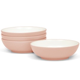 Noritake Colorwave Bowl, Soup/Cereal, 7", 27 oz, Set of 4 in Pink.,