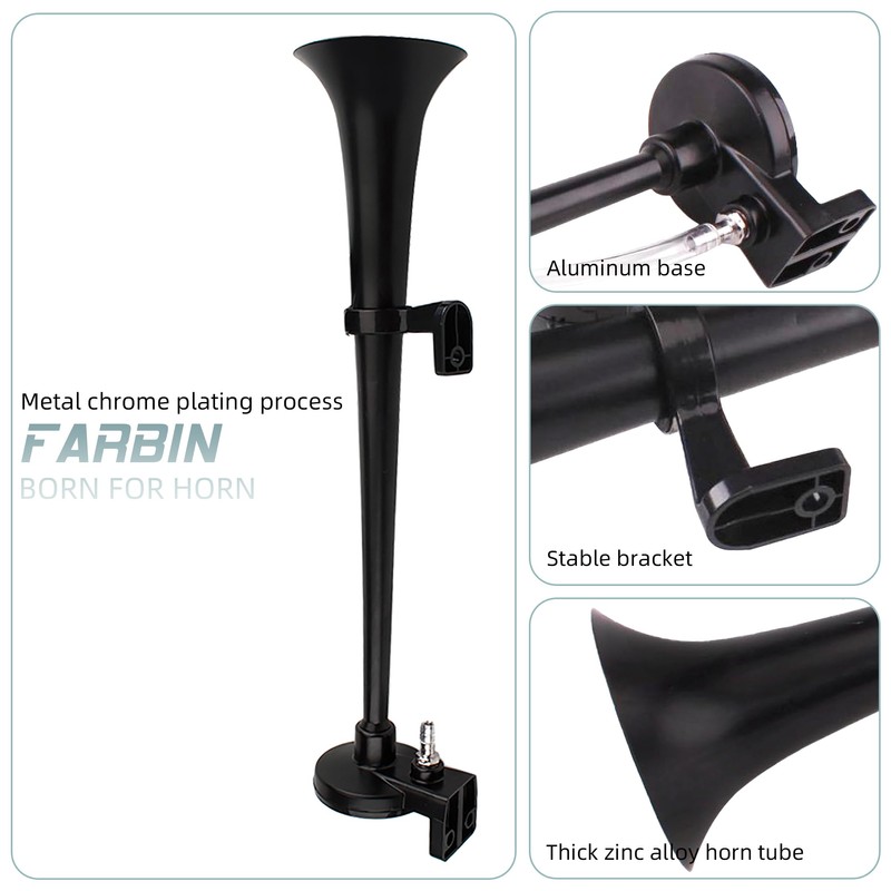 FARBIN 12V 150db Air Horn kit, Train Horn for Car,
