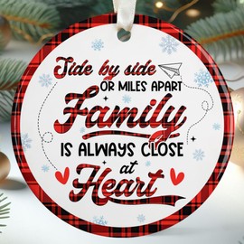 Family Christmas Ornaments for Long Distance Family - Family Ornaments for Christmas, Family Christmas Ornaments 2024 - Ceramic Family Ornament for Christmas 2024