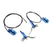 1 Pair Bicycle Hydraulic Disc Brake Four Pistons Aluminum Alloy