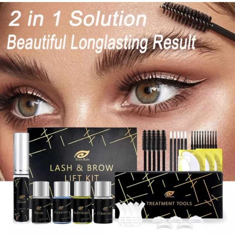 Flora Ruby Brow Lamination Kit & Lash Lift Kit. 2