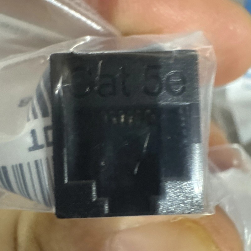 Unbranded Cat5E RJ45 Ethernet LAN Network Keystone Jack Coupler Snap