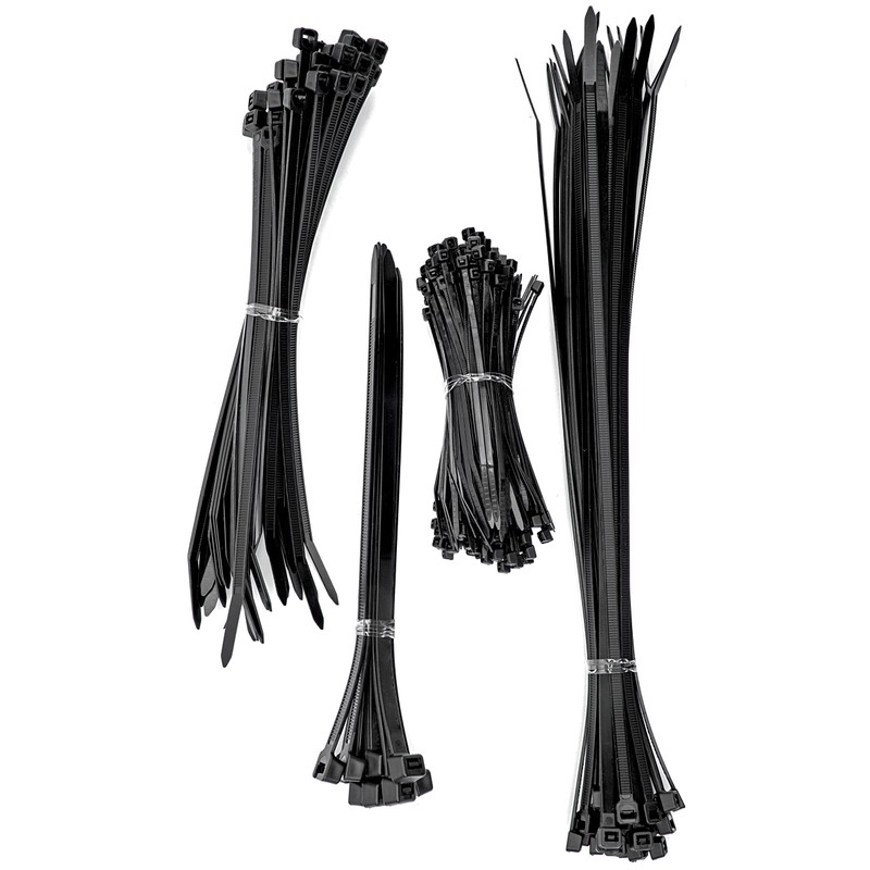 ISOLATECH Cable Ties Black UV Resistant Large Small Long Flat