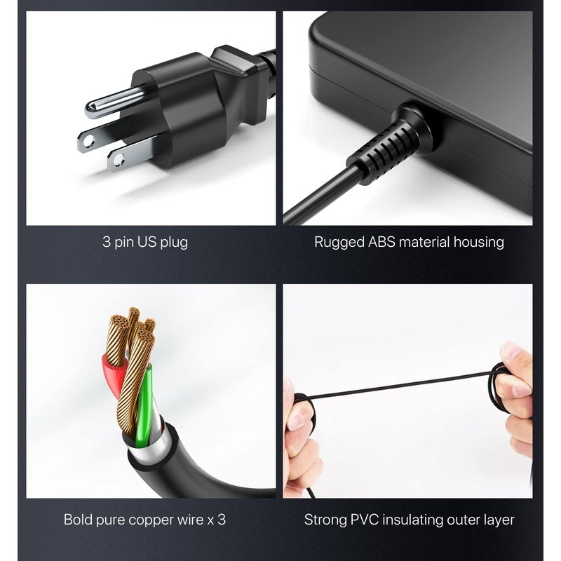 Lvyatuo 240W Charger Fit for Dell Alienware M15 M17 R5