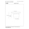 LUCIDE Floris Ceiling Spotlight Diameter 10 cm 1 x GU10