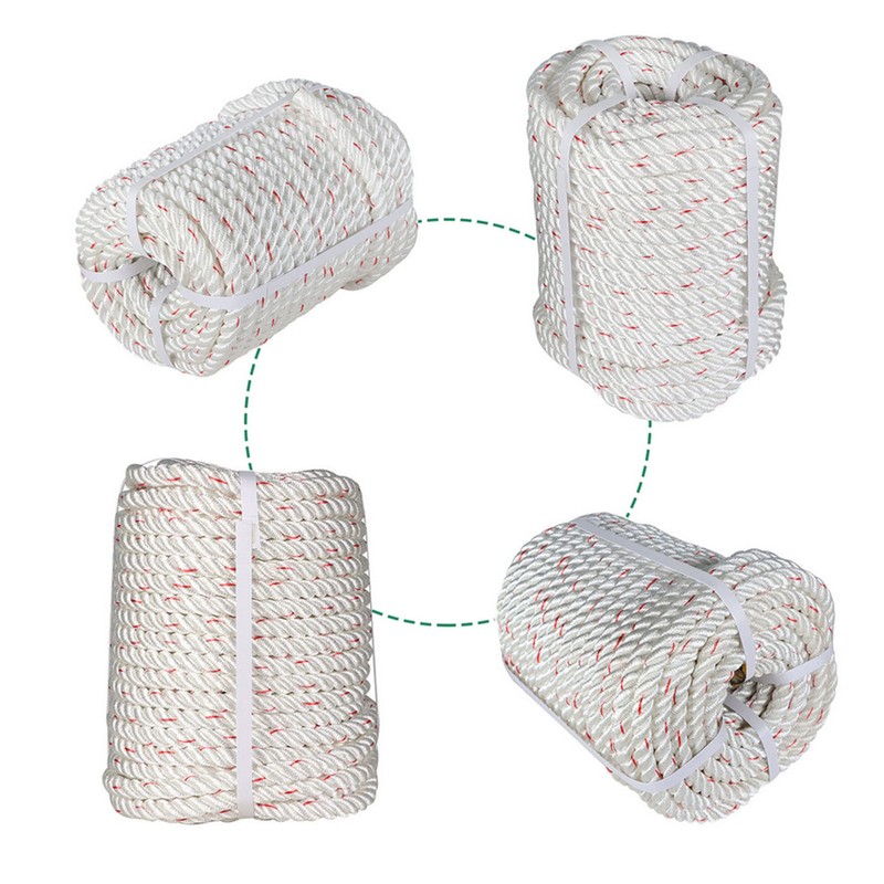 elfinrm Double Braid Polyester Rope, Arborist Rigging Rope High Strength