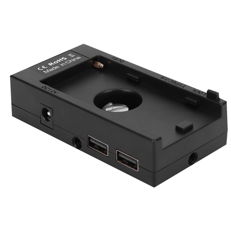 F01AF970 Plastic Alloy Battery Plate Adapter for Monitor Fill Light