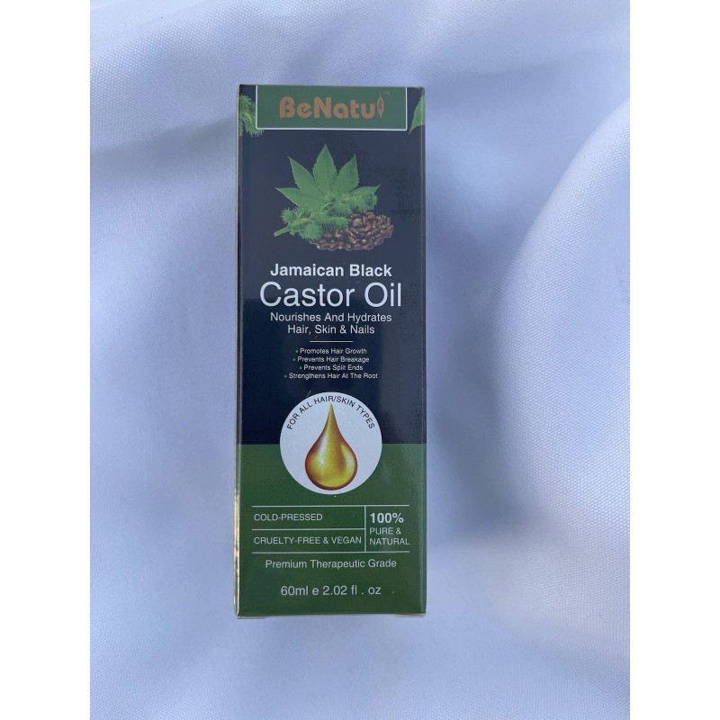 Benatu Black Jamaican Castor Oil 100% Pure & Natural Therapeutic