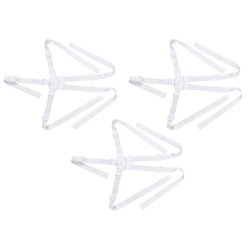 3 Set 5 Point High Chair Harness Replacement Adjustable Child