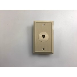 AT&T, 107197782, Telephone Wall Plate, Ivory