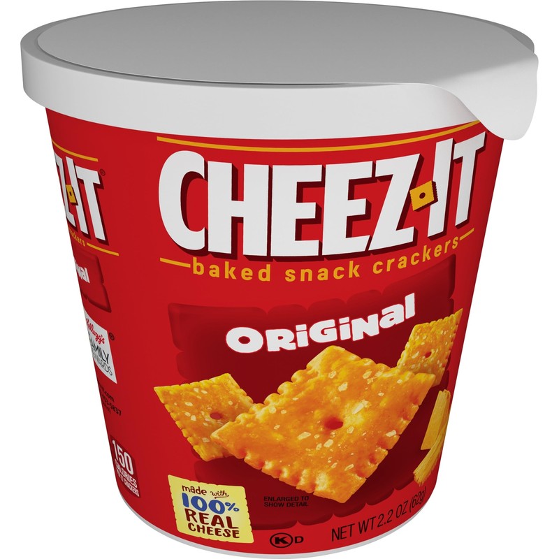 Cheez-It Cheese Crackers, Baked Snack Crackers, Office and Kids Snacks,