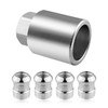 AUGREX Short Wheel Lock Key Lug Nut Set Fit for
