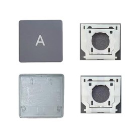 Replacement A Keycap Keys and Hinges Compatible for Surface Laptop 3/4/5/6/7 13.5/15inch 1867 1868 1872 1873 1950 1951 1952 1953 2033 2036 Keyboard Key Cap (Dark Grey)