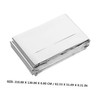 Kisangel 1pc Folding Thermal Safety Blanket Compact Double-Sided Aluminum Foil