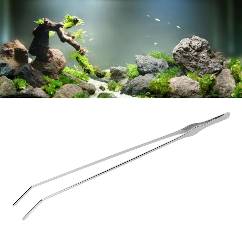 Aquarium Tweezers Professional Stainless Steel Rust Proof Reptile Feeding Tong