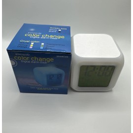 Unbranded Glowing LED Color Changing Digital Snooze Alarm Clock