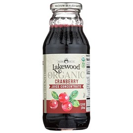 Lakewood Organic Cranberry Concentrate Juice, Gluten Free, Non GMO, Preservative Free, 12.5 Fluid Ounce (Pack of 1)