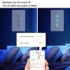 Smart Light Switch APP Control 3 Way Tempered Glass Panel