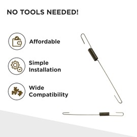 AlveyTech Straight Governor Throttle Return Spring - Replacement Parts for the Baja, Hensim Doodle Bug (DB30R), Honda, Monster Moto, Mega Moto Classic 80cc Mini Bike, Engine Speed Control Springs