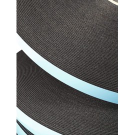 Double Coated Window Glazing Tape, DC-PEF06P, Width 1/16” x Thick 7/8" x 150’ Black