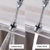 RUIENGCOMM 2Pcs Kitchen Faucet Head Adjustable 360° Rotating Tap Attachment