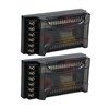 Asixxsix 2Pcs Car Audio Crossover, 300 Watts 2 Way Crossover