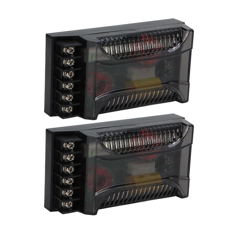 Asixxsix 2Pcs Car Audio Crossover, 300 Watts 2 Way Crossover