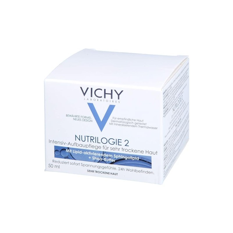Vichy Nutrilogie 2 Crema Hidratante Intensamente para Pieles Muy Secas,