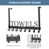 Azmoncy Over The Door Hooks, Towel Rack for Bathroom Towel